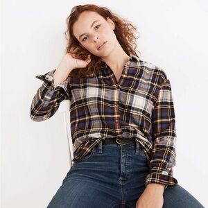 Madewell Plaid Flannel Shirt